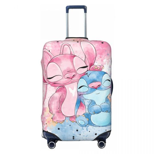Discover Custom Stitchs And Angel In Love Anime Luggage Cover