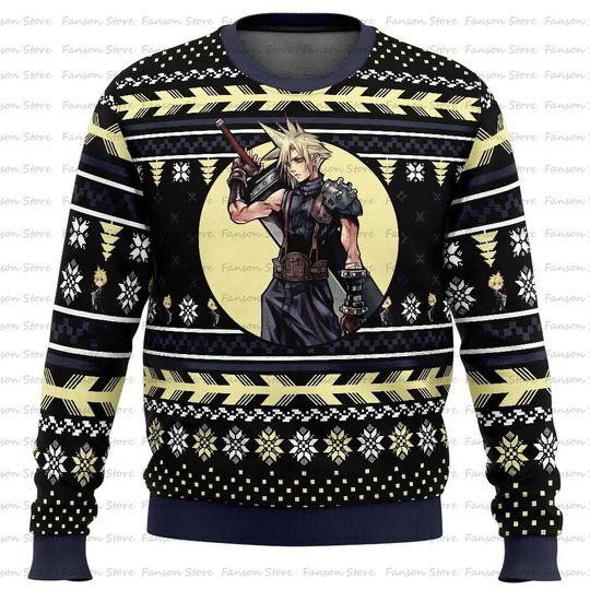 Discover Final Nette-Pull de Noël Anime Cartoon Pour Hommes Et Femmes