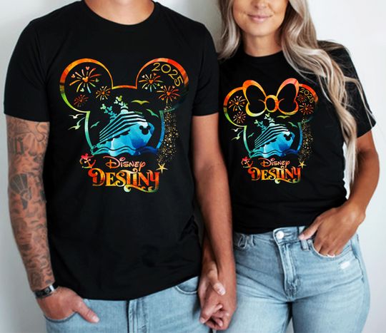 Discover Disneyyy 2025 T-shirt, Disneyyy Destiny Family Vacation Shirts, Disneyyy 2025 Squad Shirt