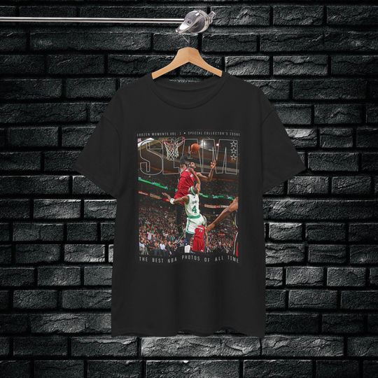 Discover Lebron James SLAM Tee Shirt, Miami Heat, NBA Shirt, King James, Basketball Graphic Tee, Retro Vintage Shirt, Gift For Fan, Streetwear