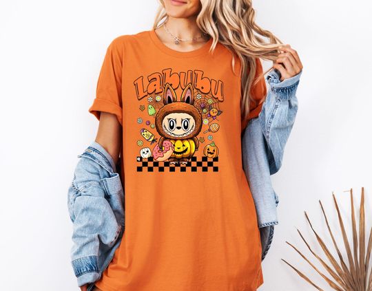 Discover Spooky Labubu Halloween Shirt, Labubu Halloween Shirt, Kids Halloween Shirt