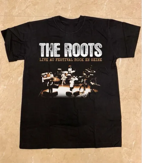 Discover The Roots 2025 Tour Gift for Fan Black T-shirt
