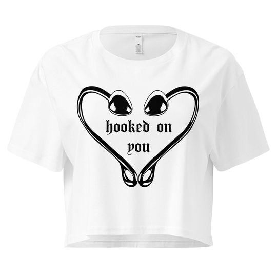 Discover Hooked on You - Anal Hook Crop Top - BDSM Shirt
