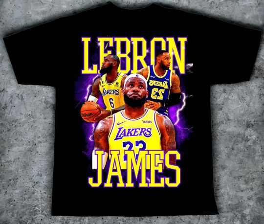 Discover LeBron James Oversized T-Shirt - Top Quality -  - With Gift Box & Stickers!