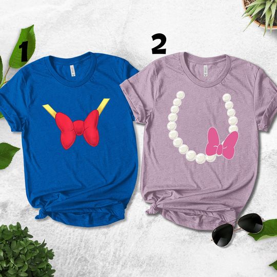 Discover Disneyyy Donald and Daisy Costume Shirts, and plutoo Collar Shirts, Family Birthday Party Matching Shirts, Disneyyy Trip Shirts UM2Q08