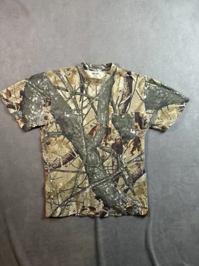 Discover Outfitters Ridge Camo T-Shirt Mens Large Fusion 3D Hunting Pocket