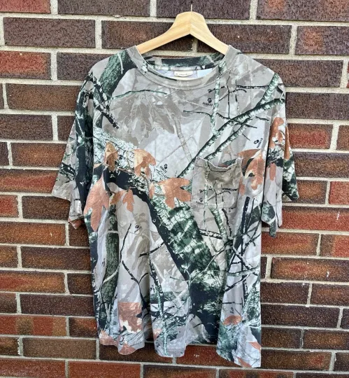 Discover Outfitters Ridge Camo T-Shirt Fusion 3D Hunting Pocket Adult