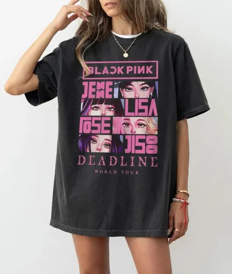 Discover BlackPink 2025 Deadline World Tour Shirt