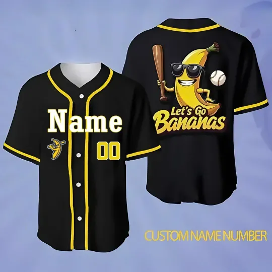 Discover Custom Savannah Bananas Baseball Jersey - Adults, Kids and Youth