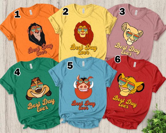 Discover Lion King Character Shirt, Lion King animall kingdom Shirt, Disneyyy Lion King Shirt