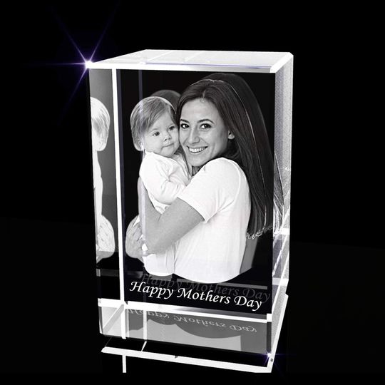 Discover A&B Crystal Collection 3D engraved Mother's day gift