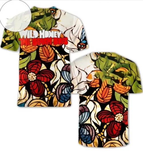 Discover The Beachh Boyss Wild Honey Album Cover AOP 3D T shirt