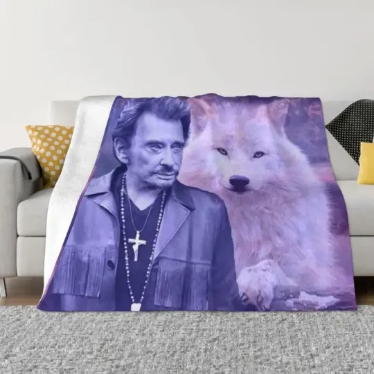 Discover Johnny Hallyday Blankets