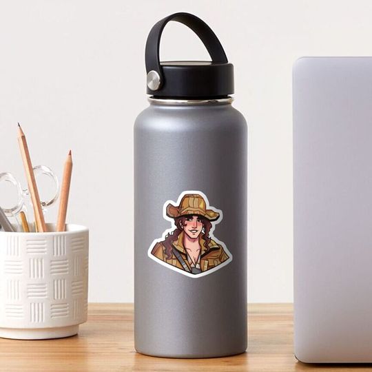Discover Beau the Cardboard Box - Date Everything Sticker
