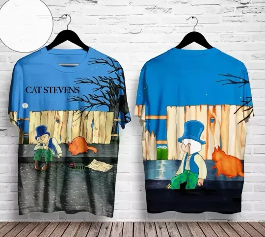 Discover Cat Stevens Teaser And The Firecat Album Cover Style AOP 3D T-shirt