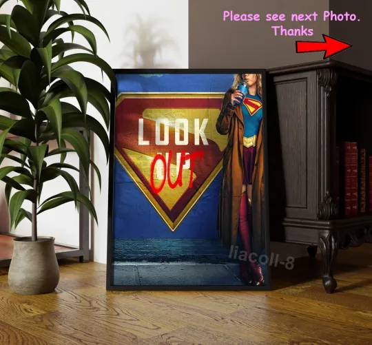Discover Supergirl 2025 Movie Poster Wall Art in Premium Matte Vertical Poster
