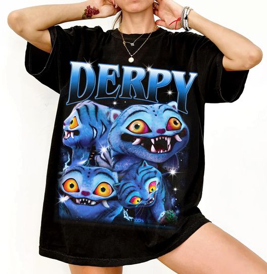 Discover Kpop Demon Hunters Tiger Shirt, Derpy the Tiger And Bird Demon Hunter Tiger T-Shirt