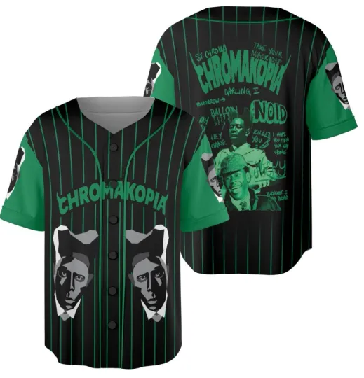 Discover Tylerr The Creatorr Chromakopia Baseball Jersey 3D S To 5XL UB470