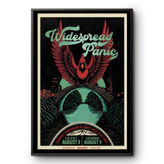 Discover Widespread Panic August 08, 09 2025 Indianapolis, IN Poster