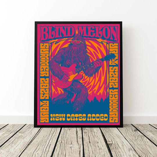 Discover Blind Melon Poster Summer 2025 Tour Schedule Poster Home Decor