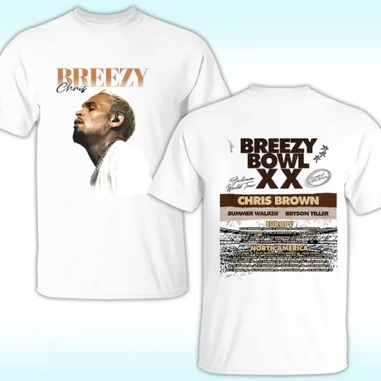 Discover Breezy Bowl XX Chris Brown Gift Family 3D Shirt