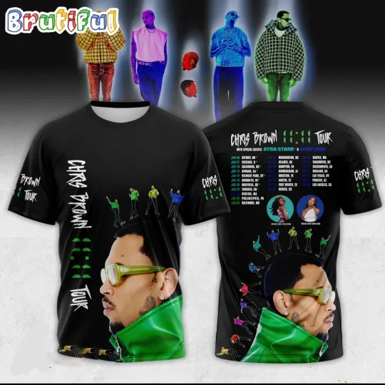 Discover Chris Brown Nothin' Like Me 3D T-Shirt