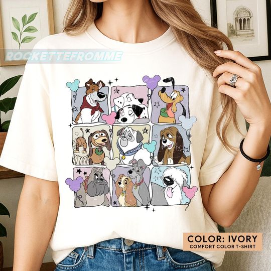 Discover Disneyyy Dogs Shirt, Cute Dog Lover