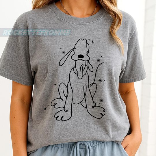 Discover Vintage plutoo Dog Matching Shirt, Cute Disneyyy Couples Tee