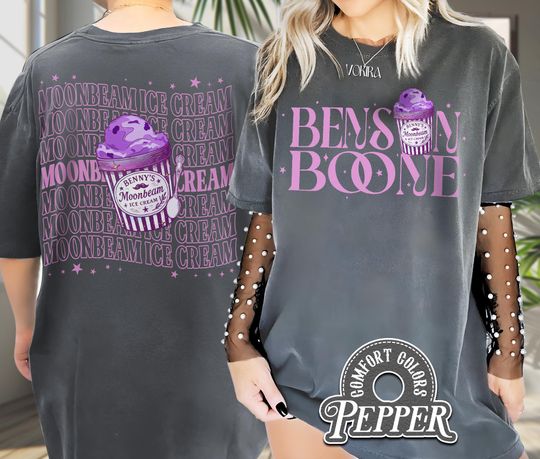 Discover Moonbeam Ice Cream Concert Tour T-Shirt, Mystical Magical Music Shirt