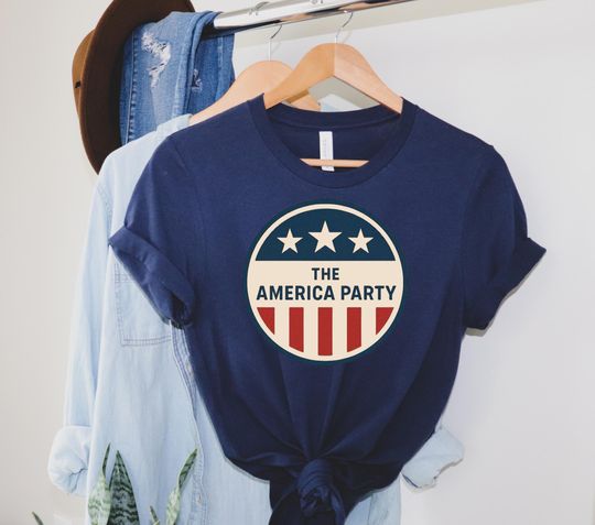 Discover The America Party Shirt, Elon Musk America Party Tee, Political Shirt