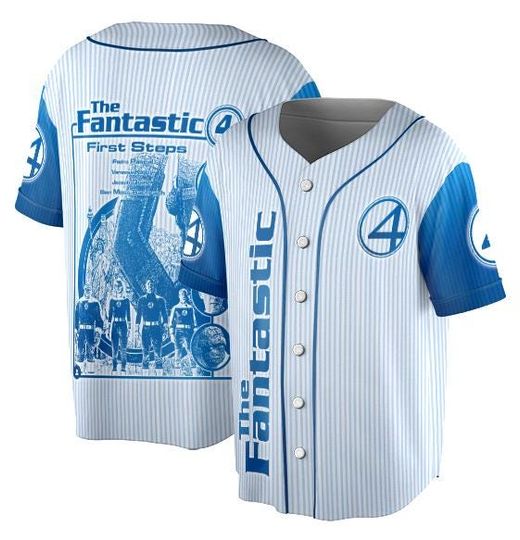 Discover Aesthetic The Fantastic Four First Steps Jersey, The Fantastic Four