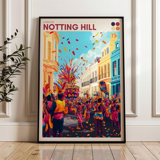 Discover London Travel Poster