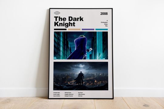 Discover The Dark Knight Poster, Vintage Poster, Movie Poster