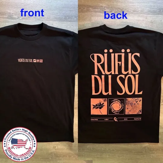 Discover Rufus Du Sol 2025 Concert reprint Shirt