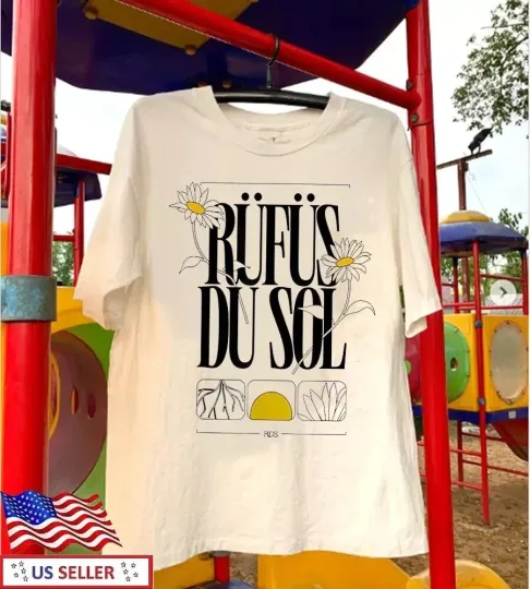Discover Rufus Du Sol band Flower Tour 2025 T Shirt