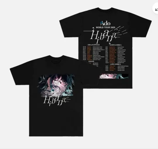 Discover ADO Hibana World Tour 2025 Merch T-Shirt