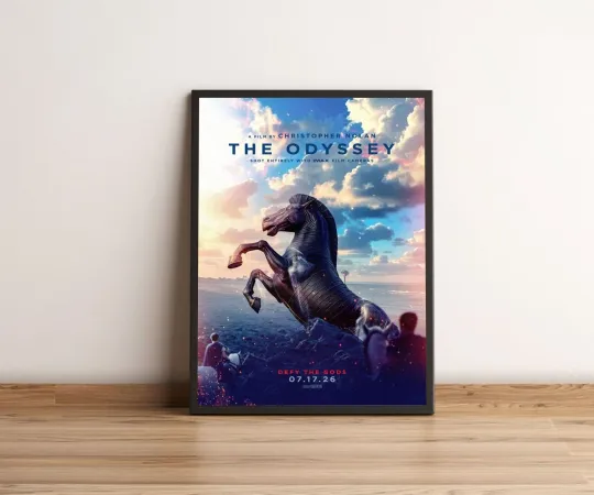Discover The Odyssey 2026 Movie Poster – Epic Mythology Film Wall Art