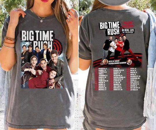 Discover Big Time Rush Tour 2025 Shirt