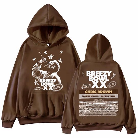 Discover Chris Brown Breezy Bowl XX Tour Hoodie H
