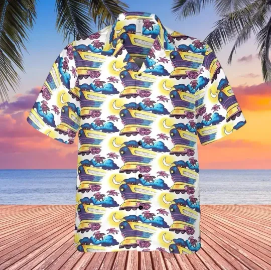 Discover Doc Train Hawaiian Shirt Emmett Brown Back To The Future