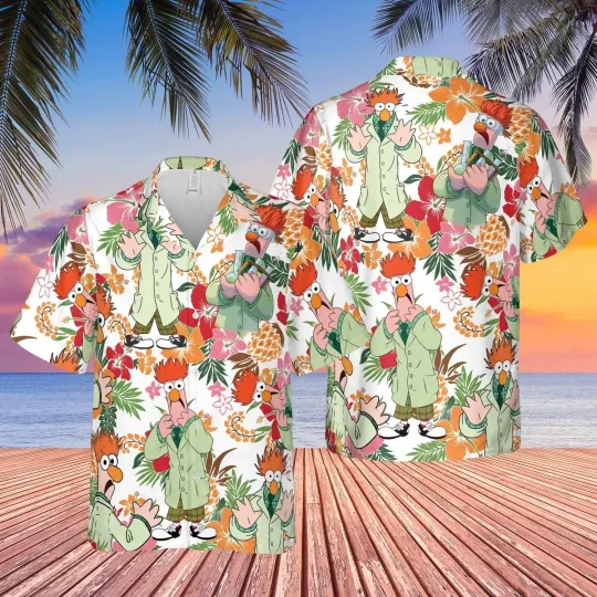 Discover The Muppet Beaker Hawaiian Shirt Casual Button Down Shirt