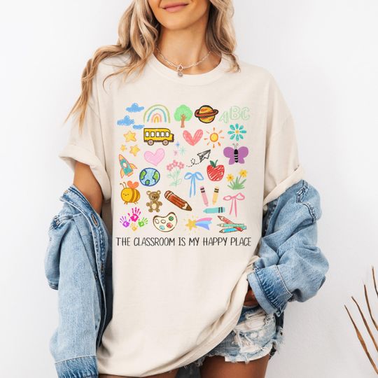 Discover Teacher Shirt, Cute Shirt for Teachers, Retro Teacher Flower Shirt