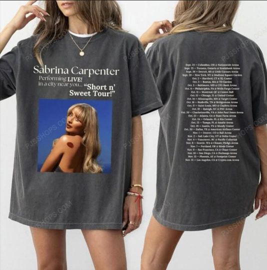 Discover Sabrina Carpenter Short N Sweet Tour T-Shirt