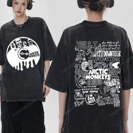 Discover Arctic Monkeys Rock Band T-Shirt, Retro Music Tee Shirt