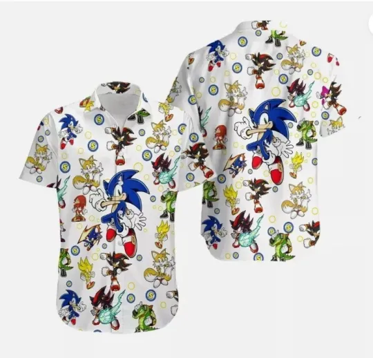 Discover Hedgehog 3D Hawaii Shirt Halloween Gift Christmas Gift