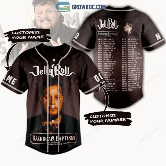 Discover Jelly Roll Custom Name Baseball Jersey Shirt Men's