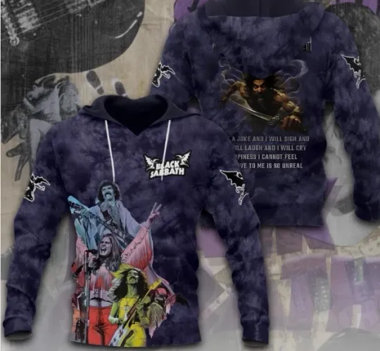 Discover Black Sabbath Band 3D Hoodie Full size Hoodie 3d