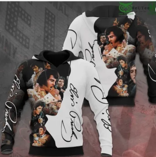 Discover Anniversary Rock Elvis Presley 3D Hoodie