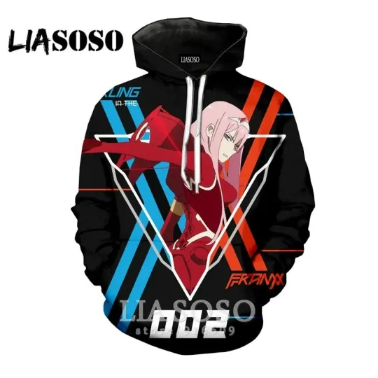 Discover Zero2 Theme Hoodie Anime Fashion Warm 3D Hoodie