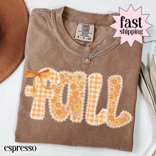 Discover Fall Shirt, Halloween Spooky Shirt, Autumn Shirt, Cozy Fall Gingham Lace Shirt